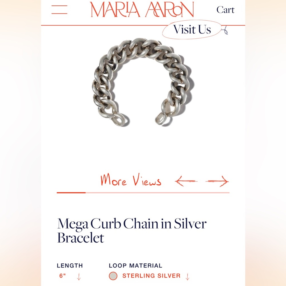 Marla Aaron Mega Curb Bracelet